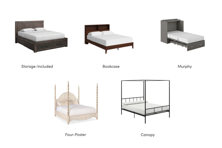 Different bed frame deals styles